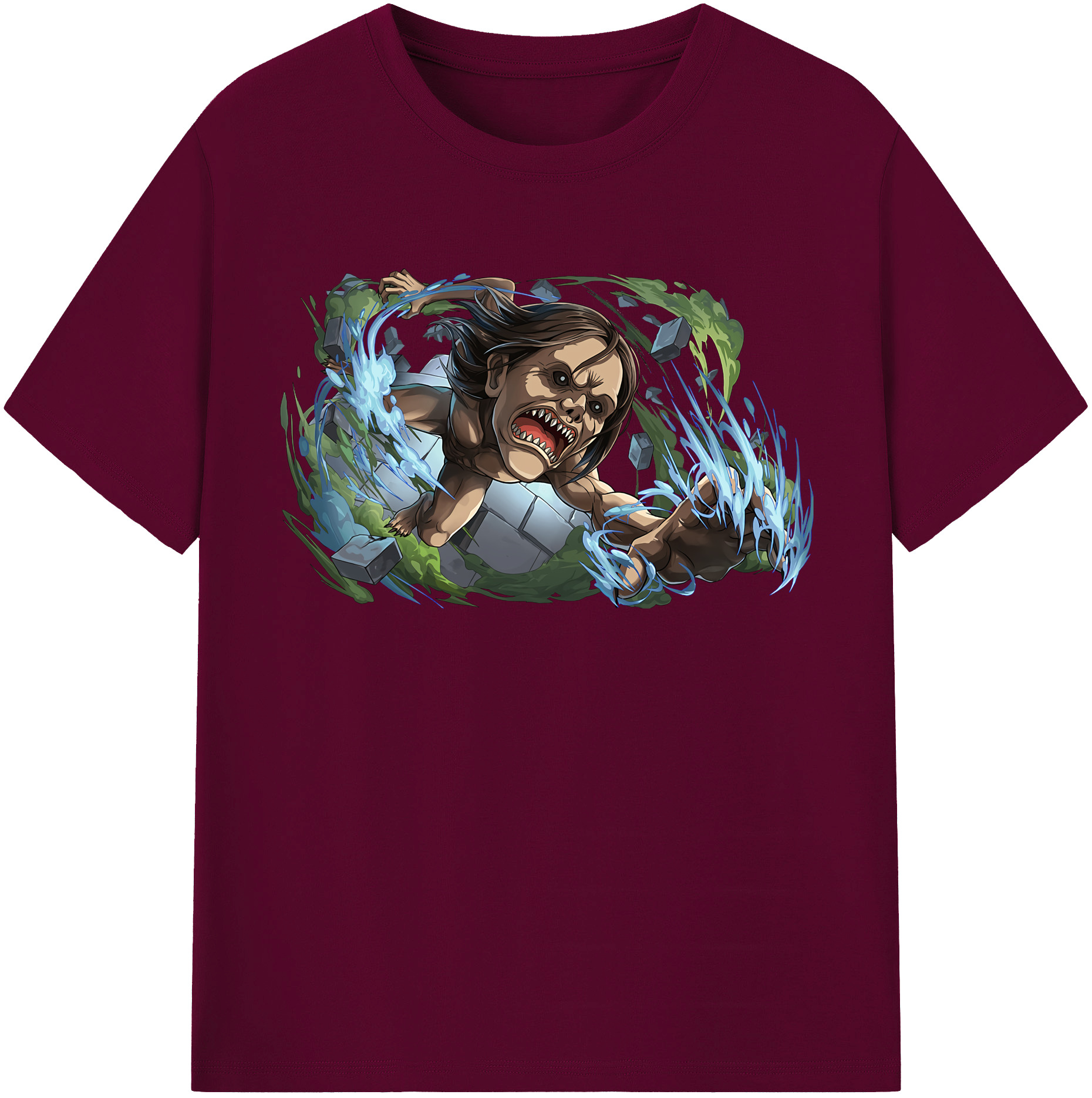 （画像用） 進撃の巨人 Attack on Titan レディースカジュアルプリントTシャツ（綿100％）